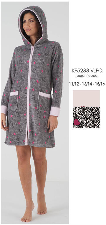 KAREKF5233- vestaglia ragazza m/l cotone kf5233 vlfc - Fratelli Parenti